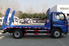 江淮骏铃底盘&nbsp;平板运输车外观图片