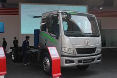 一汽解放 骏威J5K 109马力 4X2 混合动力城市垃圾车底盘(半浮悬置驾驶室)