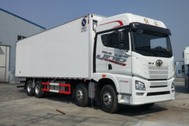青岛解放底盘&nbsp;冷藏车外观图片