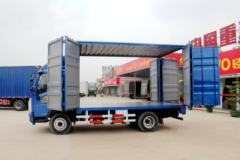 中国重汽HOWO 悍将 156马力 4.15米单排厢式轻卡(十开门)(ZZ5047XXYF341CE145)