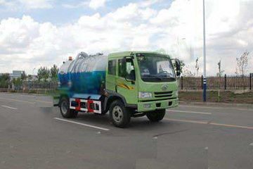 青岛解放 骏威(J5K) 140马力 4X2 吸污车(龙帝牌)(CSL5100GXWC)