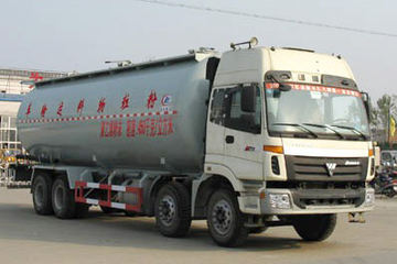 福田 欧曼 336马力 8X4 粉粒物料车(程力威牌)(CLW5312GFLB3)