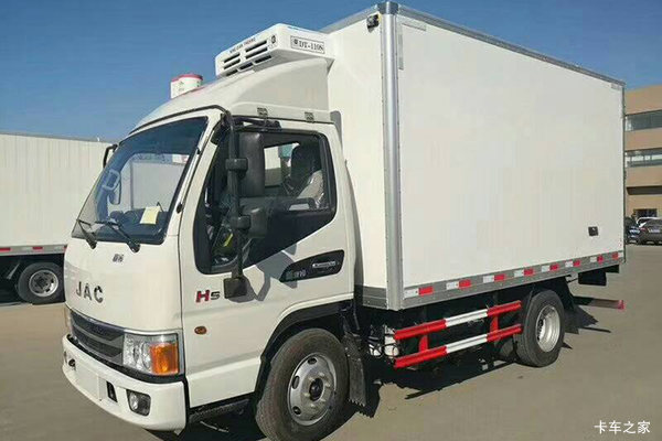 江淮 康铃H5 120马力 4X2 4.03米单排冷藏车(国六)(HFC5045XLCP22K1C7S)