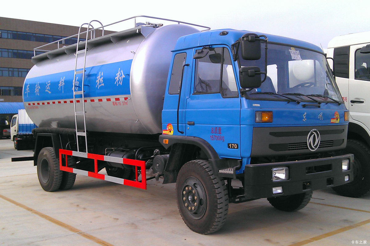 东风商用车底盘粉粒物料运输车外观图片