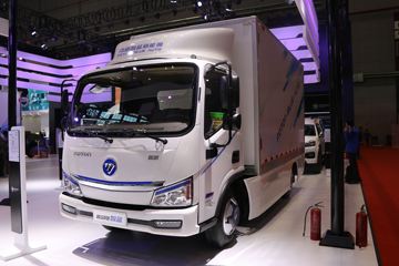 欧马可 智蓝 4.5T 4.14米单排纯电动厢式轻卡(BJ5045XXYEV2)