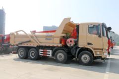 联合卡车 U340重卡 340马力 8X4 5.6米LNG自卸车(QCC3312N656)