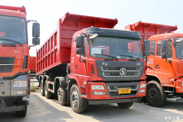 陕汽商用车 轩德X6 标载版 270马力 8X4 6.2米自卸车(5T前桥)(潍柴)(SX3316GP5)