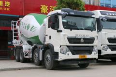 中国重汽 HOWO T5G 340马力 8X4 7.37方混凝土搅拌车(宏昌天马牌)(HCL5317GJBZZN30G5)