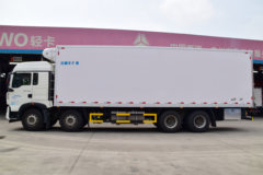 中国重汽 HOWO T5G 340马力 8X4 9.4米冷藏车(ZZ5317XLCN466GE1)