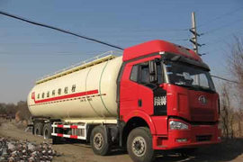 一汽解放底盘&nbsp;粉粒物料运输车外观图片