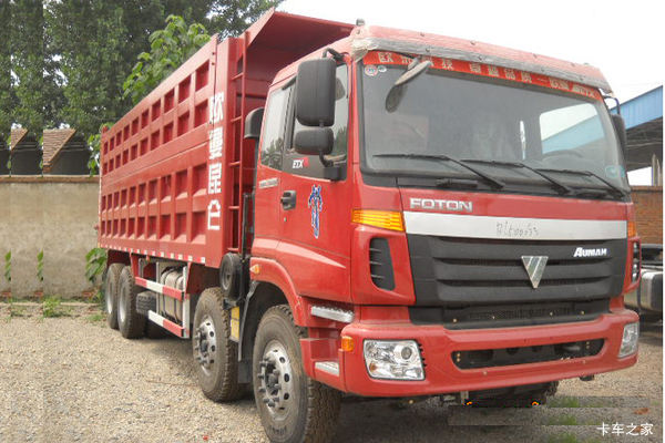 福田 欧曼ETX 9系重卡 375马力 8X4 8.2米自卸车(BJ3313DMPKF-XB)