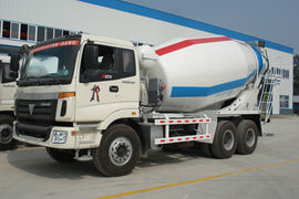 福田欧曼底盘&nbsp;混凝土搅拌车外观                                                图片