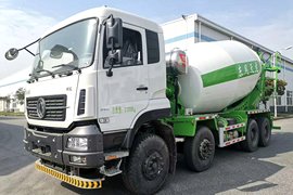 东风商用车底盘&nbsp;混凝土搅拌车外观                                                图片