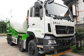 东风商用车底盘&nbsp;混凝土搅拌车外观                                                图片