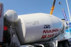 上汽红岩 杰狮C500e 350马力 8X4 7.01方混凝土搅拌车(瑞江牌)(WL5311GJBCQ30)