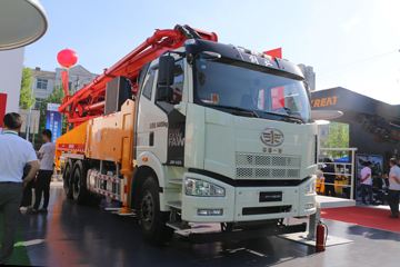 解放J6P&nbsp;泵车外观                                                图片