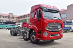 中国重汽 豪瀚N5G重卡 340马力 8X4 9.5米栏板载货车底盘(ZZ1315N4663E1)