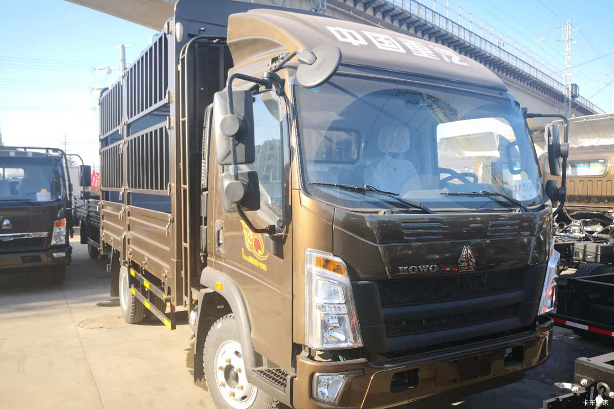 中国重汽HOWO 悍将 2019款 156马力 4.15米单排仓栅式轻卡
