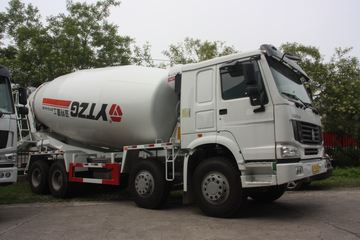 重汽豪沃(HOWO)底盘&nbsp;混凝土搅拌车外观                                                图片