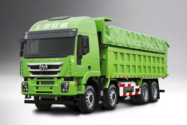 上汽红岩 杰狮C6 重载版 480马力 8X4 8.3米自卸车(高顶)(国六)(CQ5317ZLJHD12446)