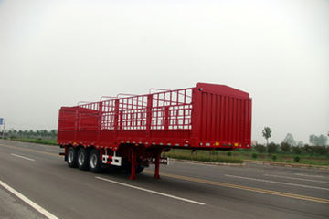 中集华骏 11米鹅颈仓栅式半挂车