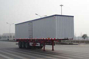 中集华骏 13米散装粮食厢式运输半挂车(额载30吨)