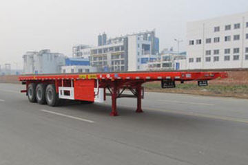 中集华骏 12.38米平板运输半挂车