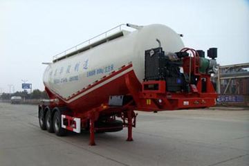 中集华骏 38方单排轮粉粒物料运输半挂车