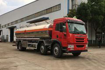 青岛解放 龙V 220马力 6X2 易燃液体罐式运输车(醒狮牌)(SLS5253GRYC5VA)