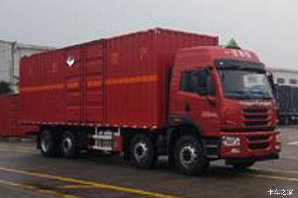 青岛解放 悍V 260马力 8X2 8.6米杂项危险物品厢式运输车(CA5310XZWP1K2L7T10E5A80)