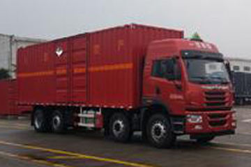青岛解放 悍V 260马力 8X2 8.6米杂项危险物品厢式运输车(CA5310XZWP1K2L7T10E5A80)