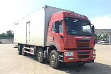 青岛解放 悍V 260马力 8X2 8.5米冷藏车(CA5310XLCP1K2L7T10E5A80)