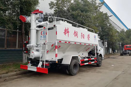 东风多利卡底盘&nbsp;粉粒物料运输车外观图片