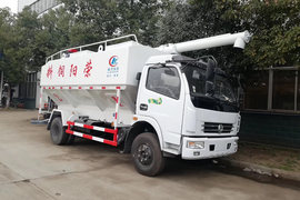 东风多利卡底盘&nbsp;粉粒物料运输车外观图片