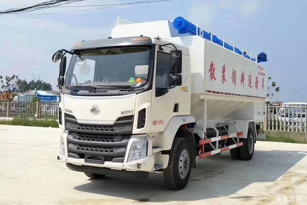 东风柳汽 新乘龙M3 180马力 4X2 散装饲料运输车(程力威牌)