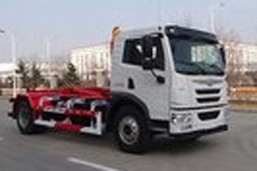 青岛解放 龙V 180马力 4X2 车厢可卸式垃圾车(青专牌)(QDZ5160ZXXCWE)