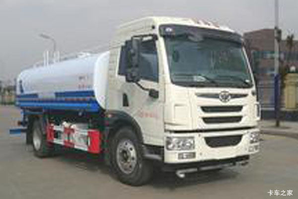 青岛解放 龙V 180马力 4X2 洒水车(鑫华驰牌)