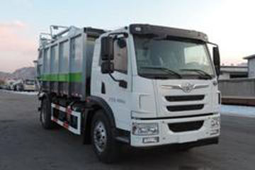 青岛解放 龙V 180马力 4X2 压缩式垃圾车(鑫华驰牌)(THD5161ZYSC5)