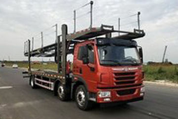 青岛解放 悍V 320马力 6X2 中置轴车辆运输车(恒信致远牌)(CHX5221TCLQD)