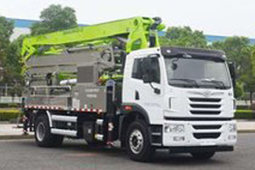 青岛解放 悍V 260马力 4X2 混凝土泵车(中联牌)(ZLJ5200THBJE)