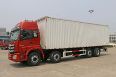 福田 欧曼新ETX 6系重卡 280马力 8X2 9.6米厢式载货车(BJ5313XXY-AC)