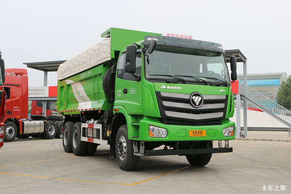 福田 欧曼新ETX 9系重卡 336马力 6X4 6.2米自卸车(BJ3253DLPKE-AE)