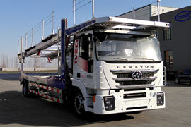 上汽红岩底盘&nbsp;中置轴车辆运输车外观图片