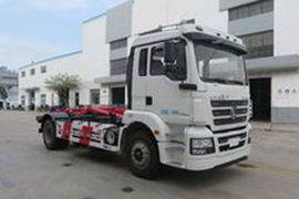 陕汽重卡底盘&nbsp;垃圾运输车外观图片