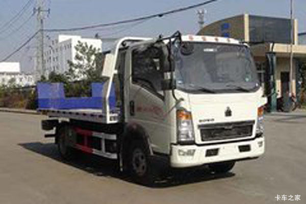 中国重汽HOWO 悍将 116马力 4X2 清障车(虹宇牌)