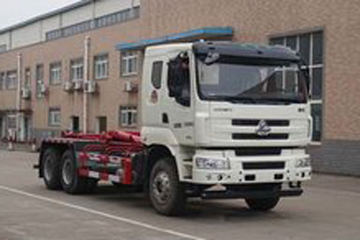 东风柳汽 新乘龙M3 270马力 6X4车厢可卸式垃圾车(运力牌)(LG5250ZXXC5)