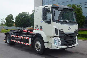 东风柳汽H5 18T 7.3米纯电动车厢可卸式垃圾车(中联牌)(ZBH5180ZXXLZBEV)172.8kWh