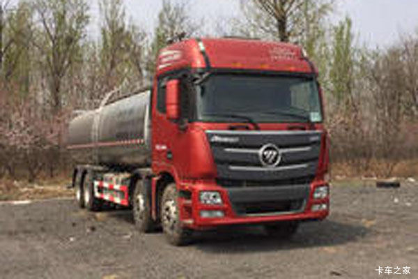 福田 欧曼GTL 430马力 8X4 鲜奶运输车