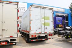 福田 欧马可S3系 收割机运输车 156马力 5.8米排半厢式轻卡(BJ5108XXY-FG)