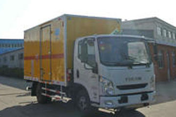 福田 欧曼GLT 320马力 8X4 烟花爆竹专用运输车(希尔牌)(ZZT5070XYN-5)